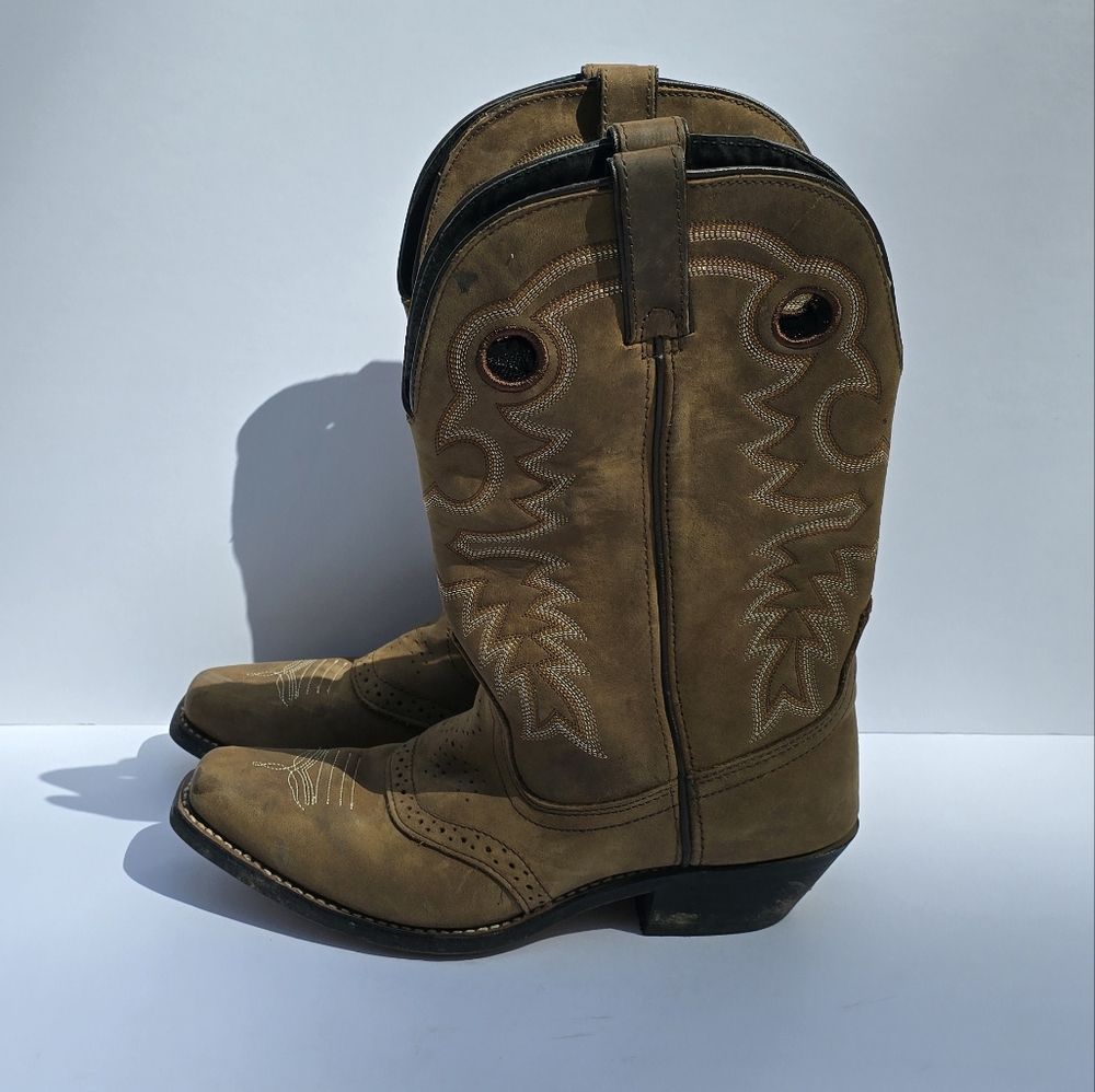 Masterson Boot Co. Square Toe Womens Cowgril Boots Sz 10. RB1688